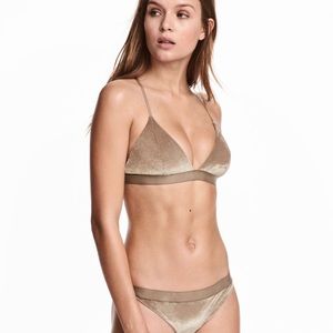 velour bikini h&m